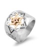 Silver and Gold Five Metals Tikkun Chava Kabbalah Ring - Traveler's Pr